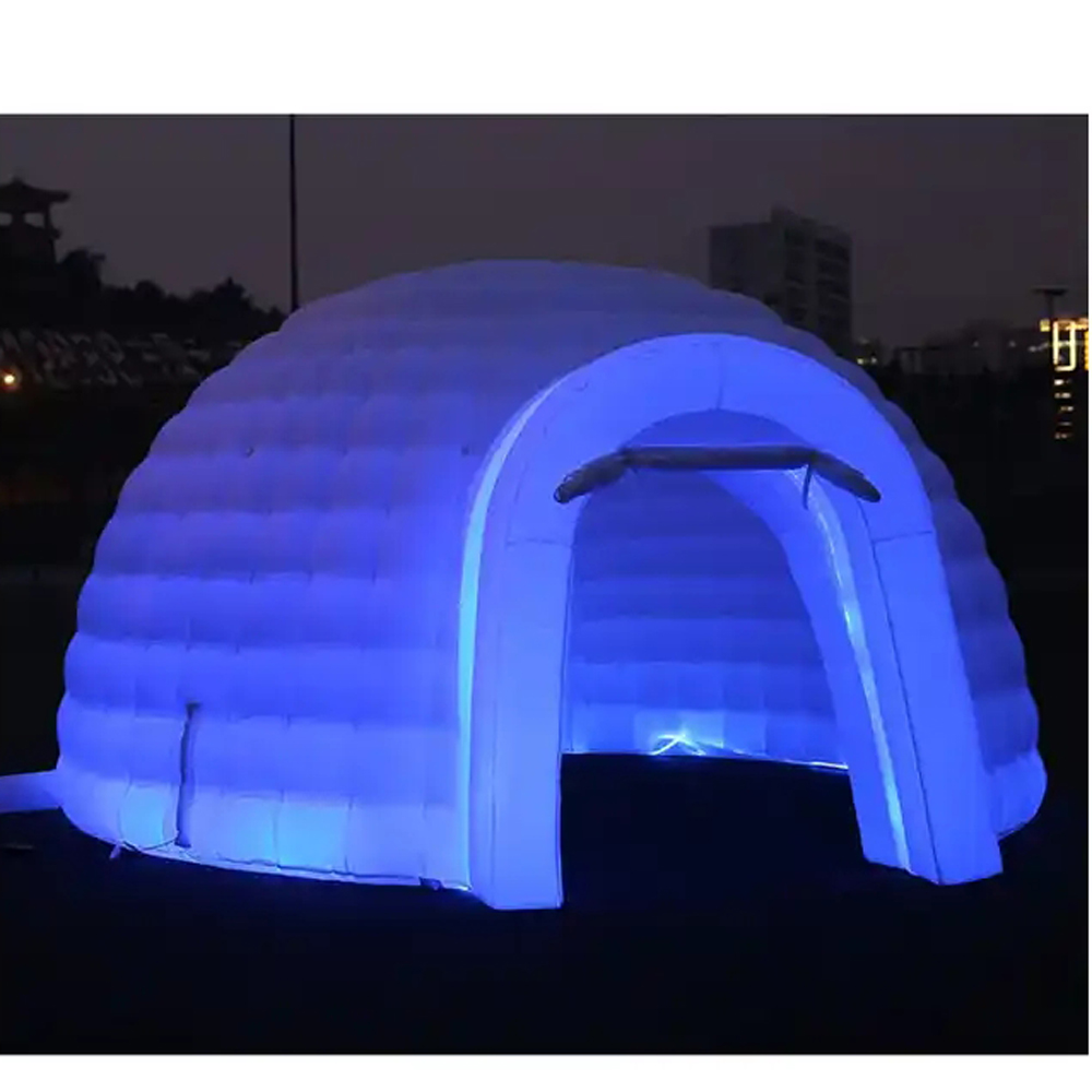Outdoor Lighting Rental For Party - White Outdoor Lawn Inflatable Igloo Tent