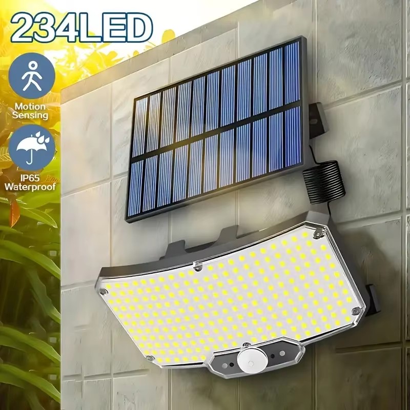 Outdoor Lighting Sensor - 234LED Solar Outdoor Lights Motion Sensor