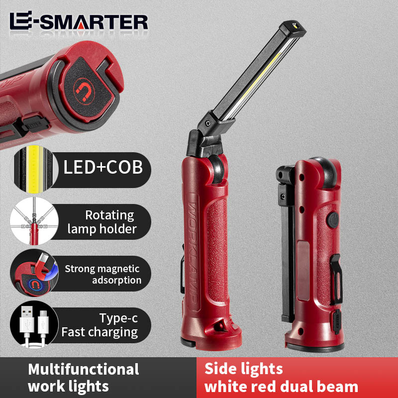 Outdoor Lighting Bulbs - COB LED Work Light Rechargeable Folding