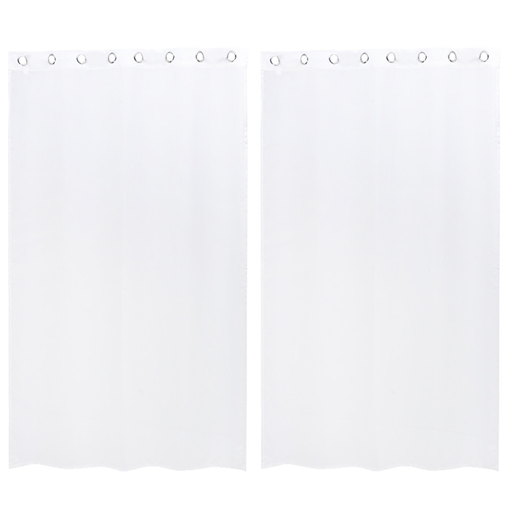 Outdoor Lighting Yard Decoration - 2Pcs Waterproof Outdoor Curtain Polyester Decorative