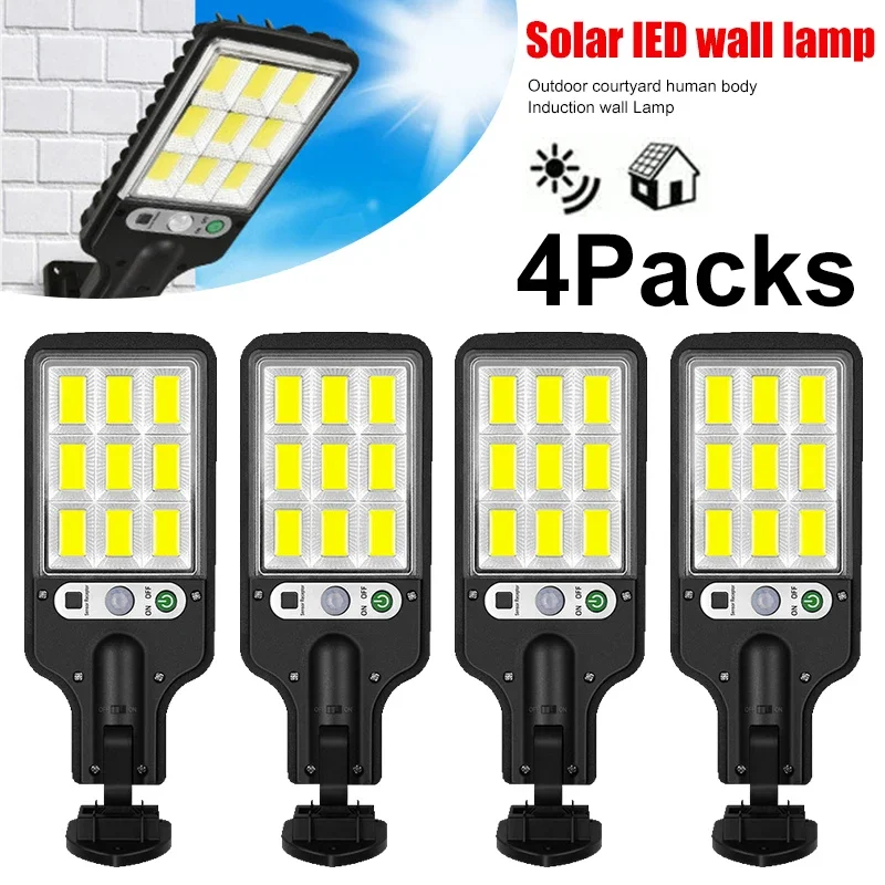Outdoor Lighting Garage - Powerful LED Solar Outdoor Courtyard Wall