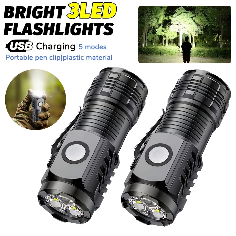 Outdoor Lighting Lumen - Portable Mini LED Handheld Flashlight Powerful