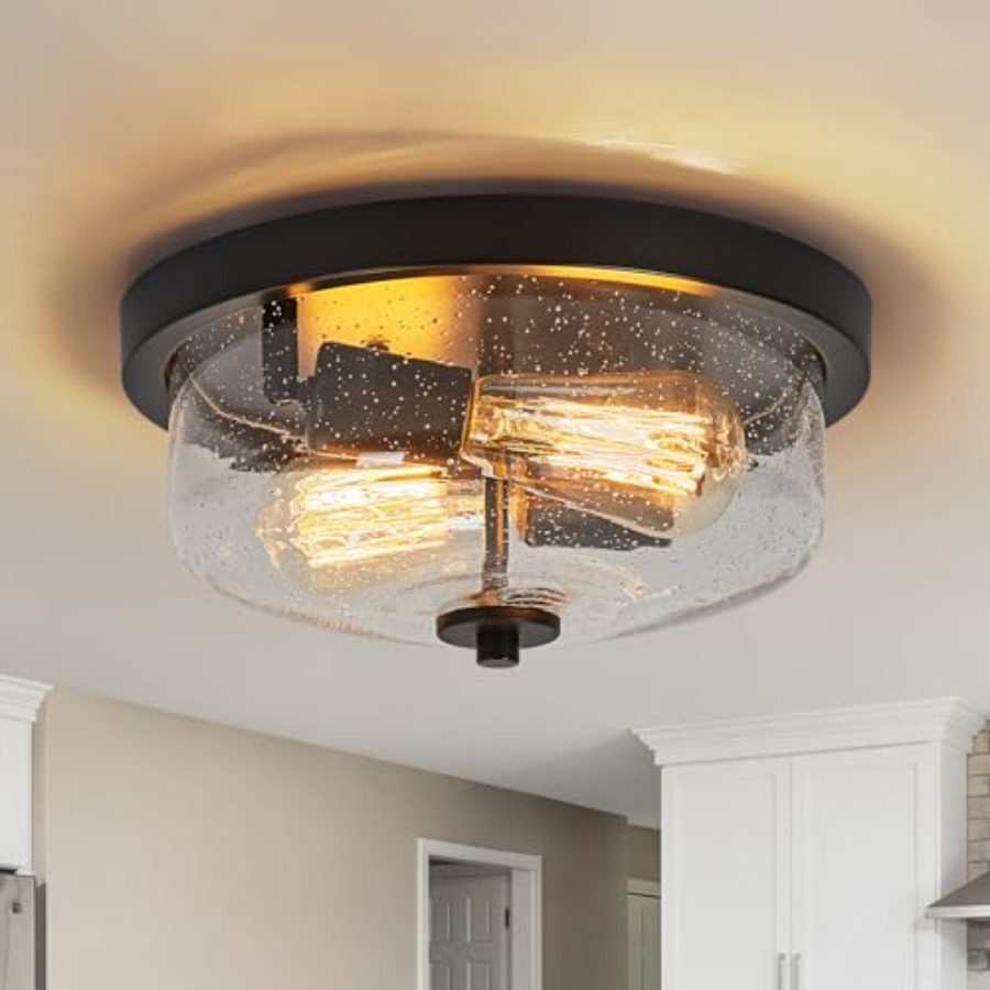 Lighting Fixture Outdoor - Flush Mount Ceiling Light Farmhouse Outdoor