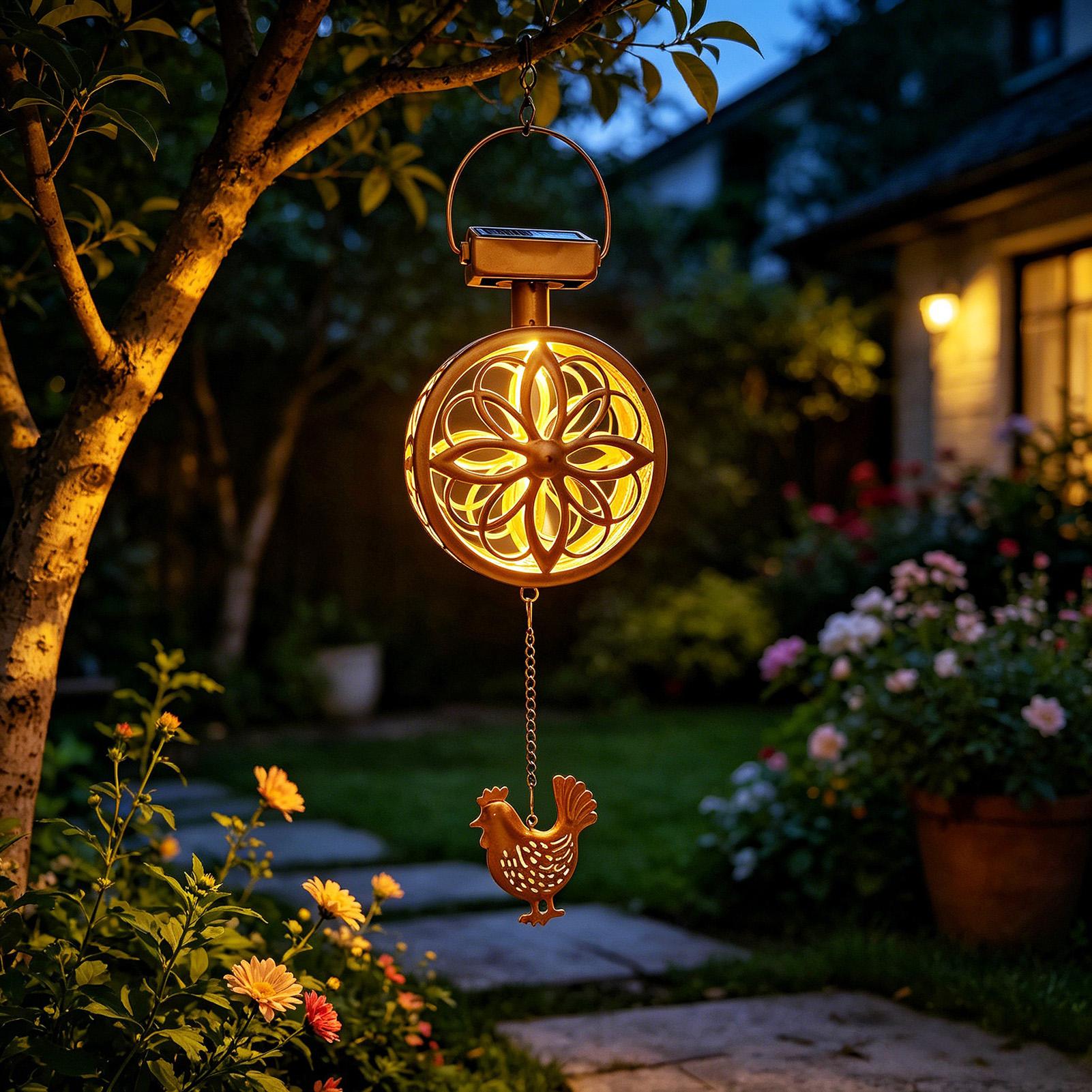 Solar Outdoor Hanging Pendant  - Outdoor Lighting Yard Decoration recension och pris
