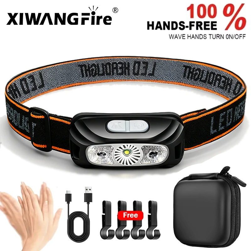 Strong Light Headlamp Portable - Outdoor Lighting Sensor recension och pris