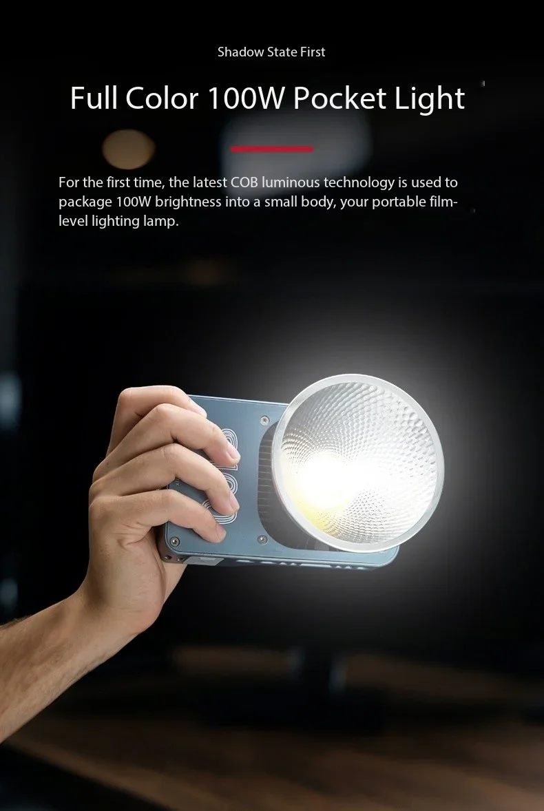 2026 Best Seller S100 100W COB - Outdoor Lighting Video Shooting recension och pris