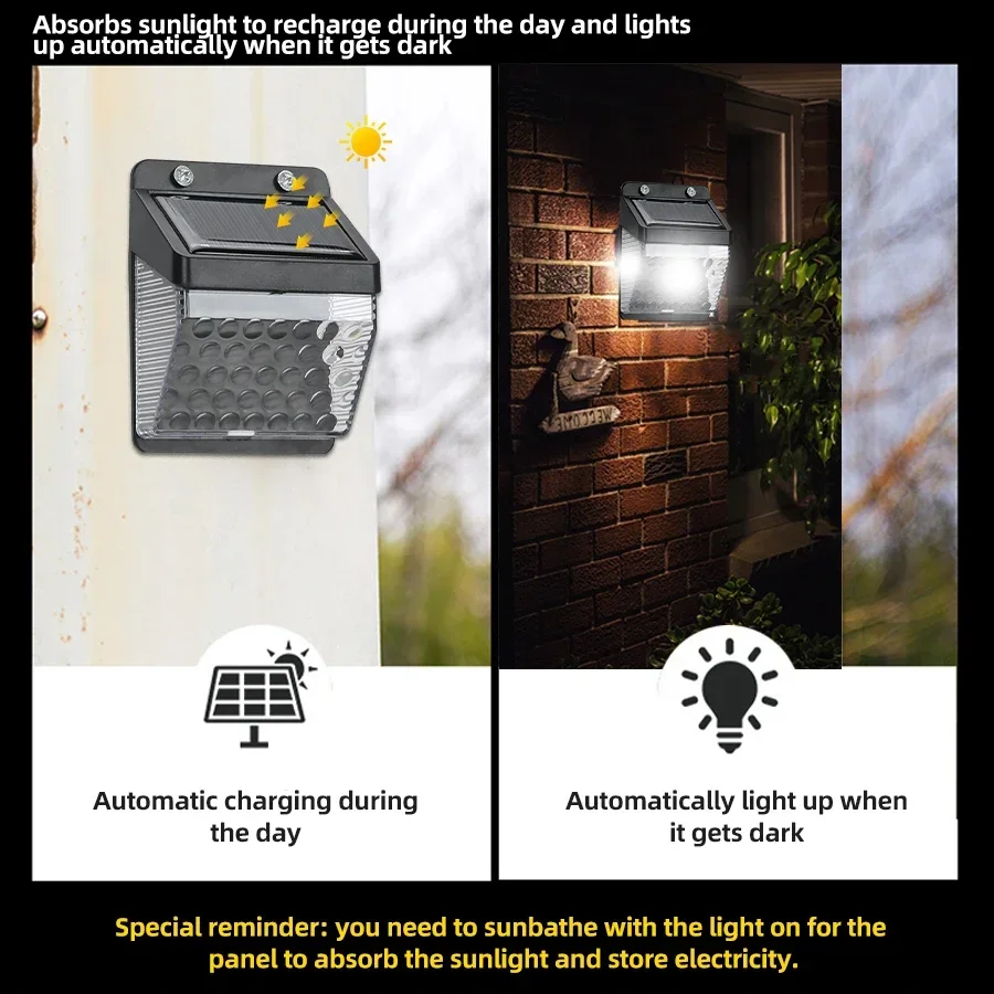 LED Solar Light PIR Motion Sen - Outdoor Lighting Sensor recension och pris