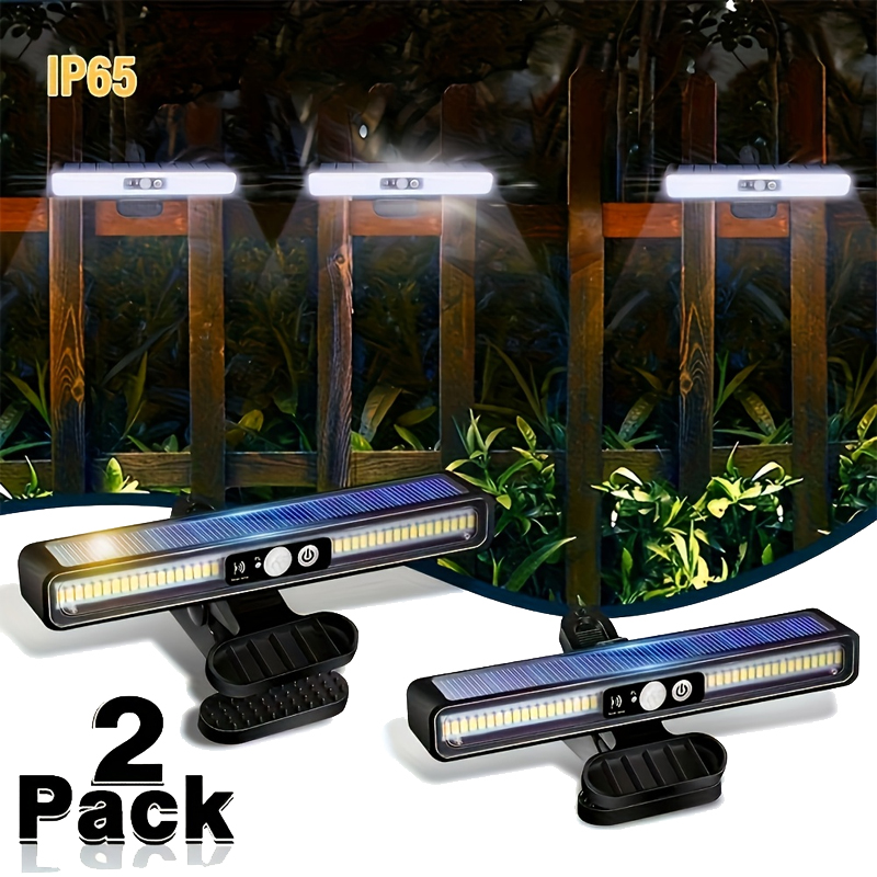 Clip On Solar Motion Lights Ou - Outdoor Lighting On Fence recension och pris