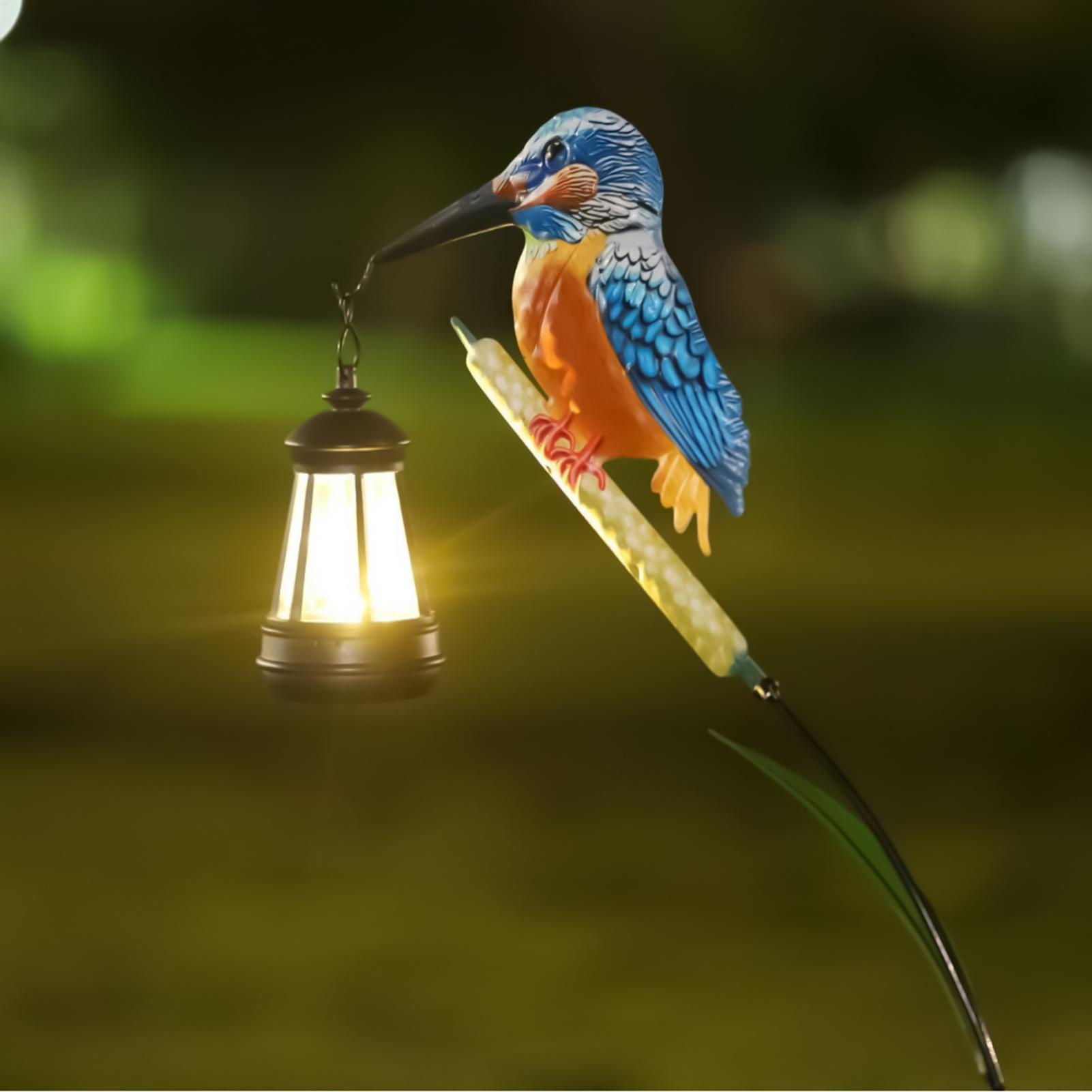 Solar Powered Kingfisher Light - Solar Path Light recension och pris