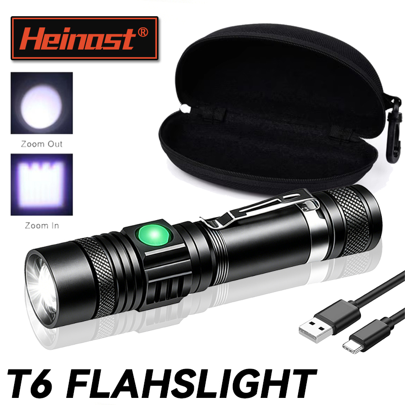 T6 LED Rechargeable Flashlight - Outdoor Lighting Bulbs recension och pris