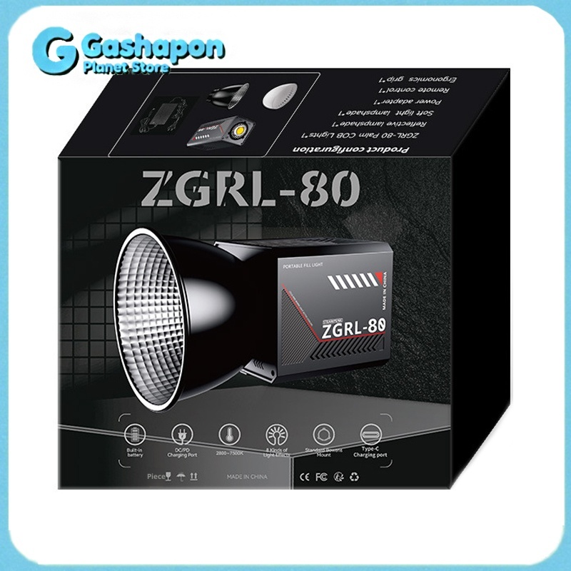 ZGRL80 80W COB Handheld Video  - Outdoor Lighting Video Shooting recension och pris