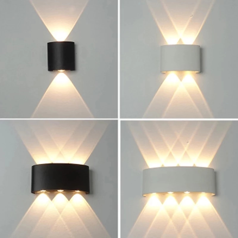 2W 4W 6W 8W 10W 12W LED Wall L - Outdoor Lighting Wall Mount recension och pris