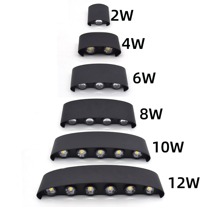 2W 4W 6W 8W 10W 12W LED Wall L - Outdoor Lighting Wall Mount recension och pris