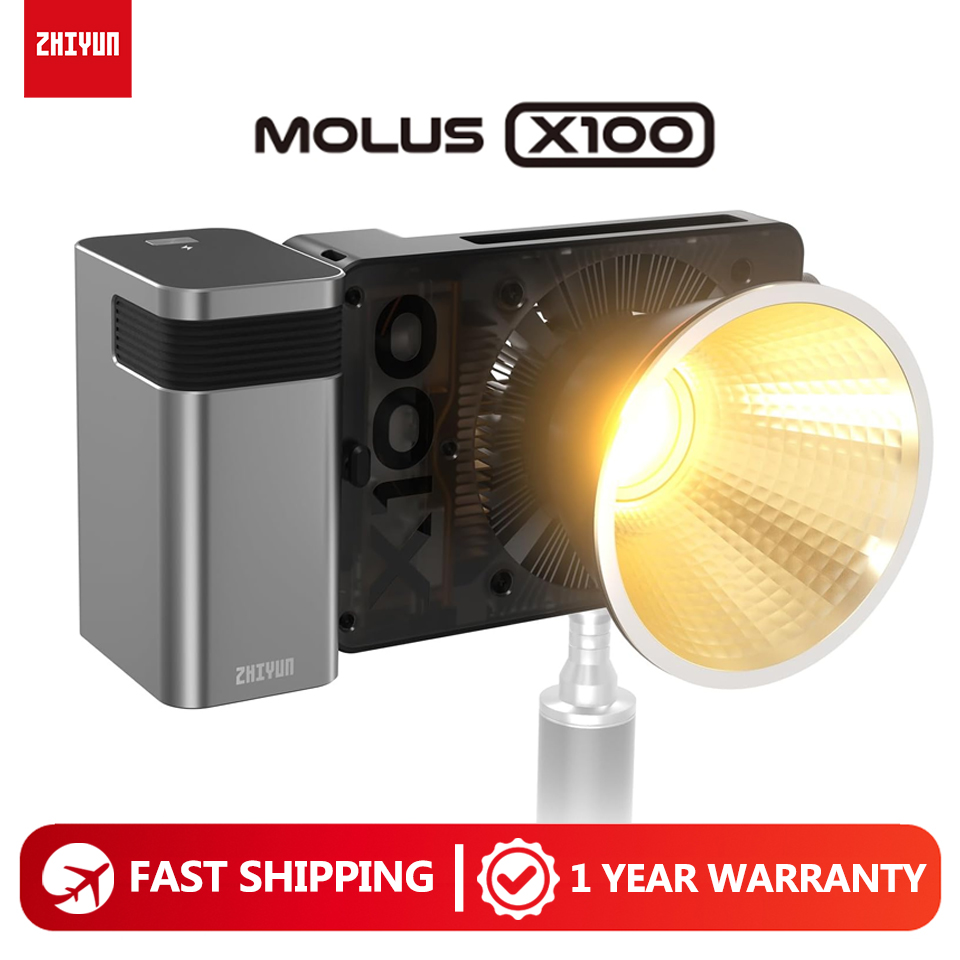 ZHIYUN MOLUS X100 100W COB Pho - Outdoor Lighting Video Shooting recension och pris