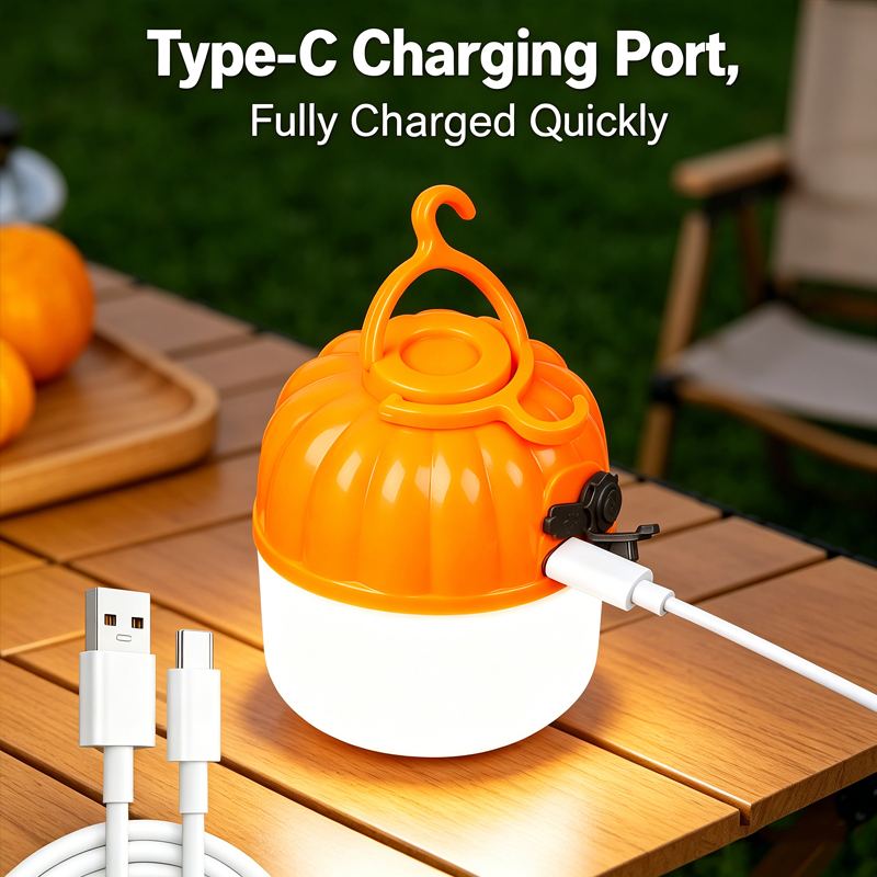 Mini Portable LED Pumpkin Bulb - Outdoor Lighting Bulbs recension och pris