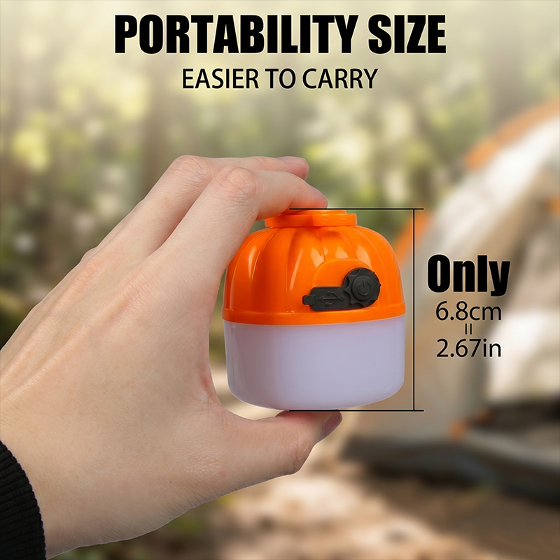 Mini Portable LED Pumpkin Bulb - Outdoor Lighting Bulbs recension och pris