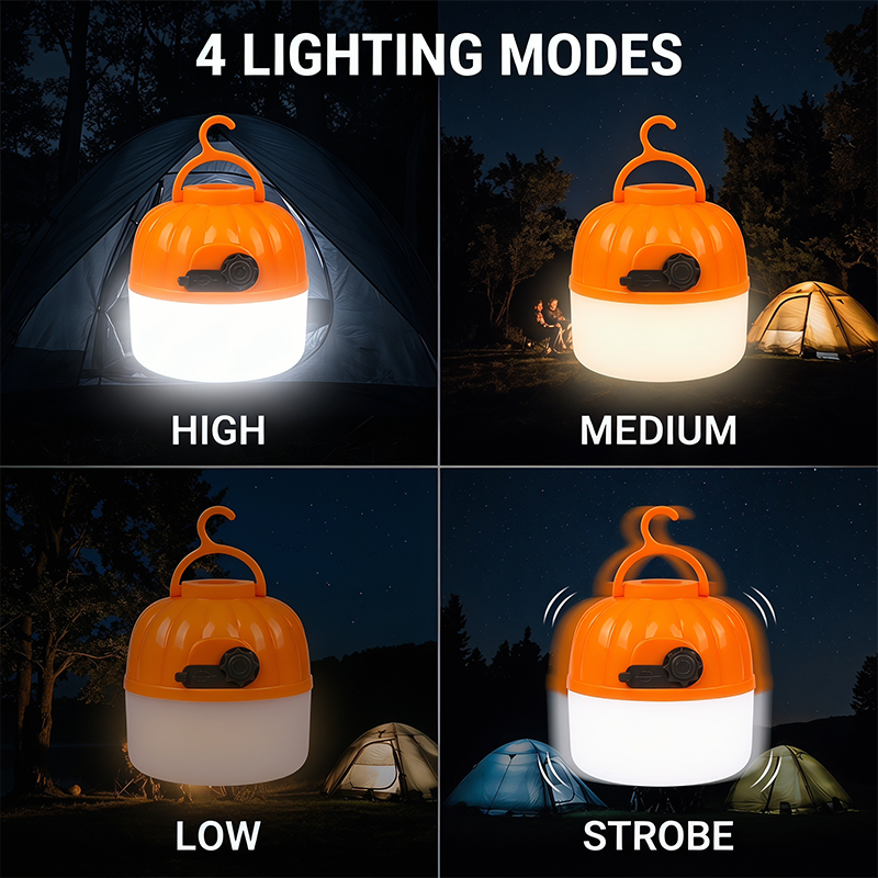 Mini Portable LED Pumpkin Bulb - Outdoor Lighting Bulbs recension och pris