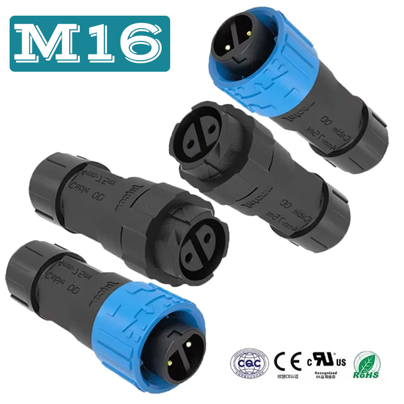 2Pin M16 Power Connector Self- - Outdoor Lighting Connectors recension och pris