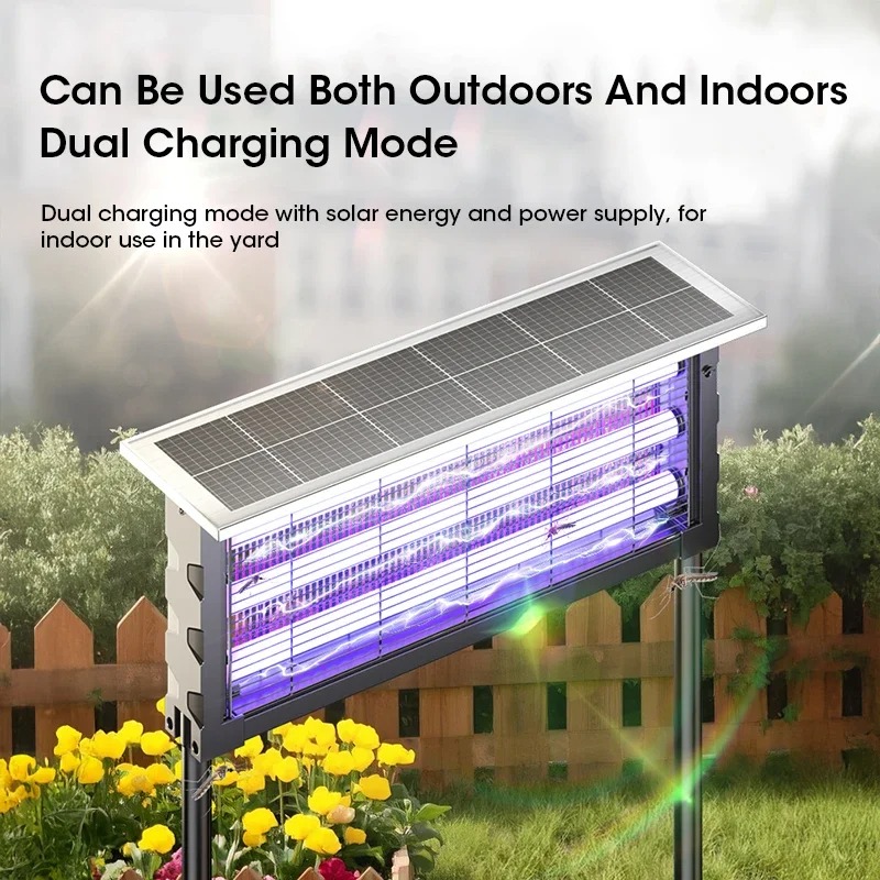 Heavy Duty Solar Insect Killer - Outdoor Lighting On Fence recension och pris