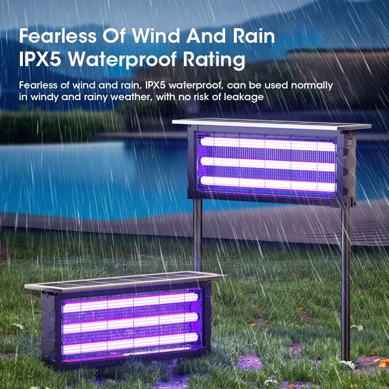 Heavy Duty Solar Insect Killer - Outdoor Lighting On Fence recension och pris