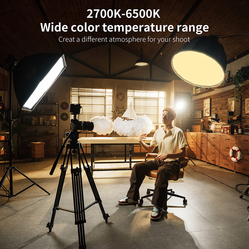 ZHIYUN MOLUS B500 500W 2700K t - Outdoor Lighting Video Shooting recension och pris