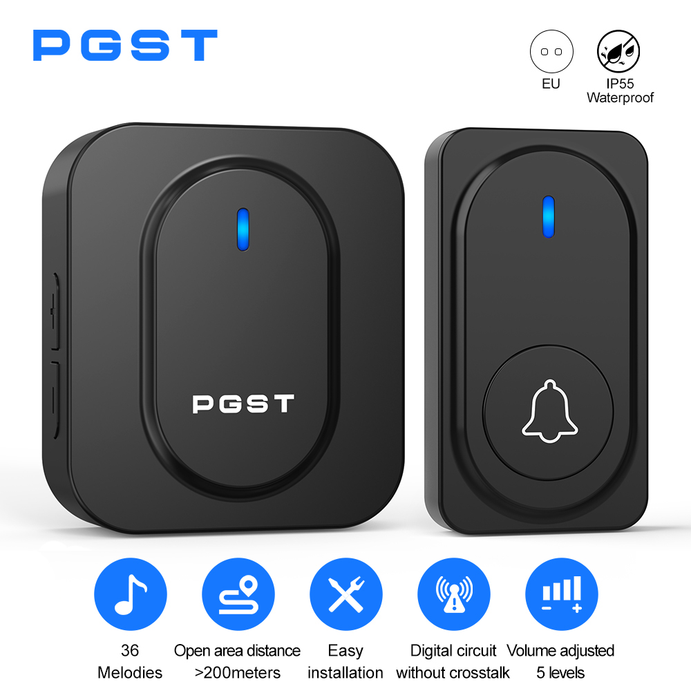 PGST Wireless Doorbell 36 Chim - Outdoor Lighting Install recension och pris