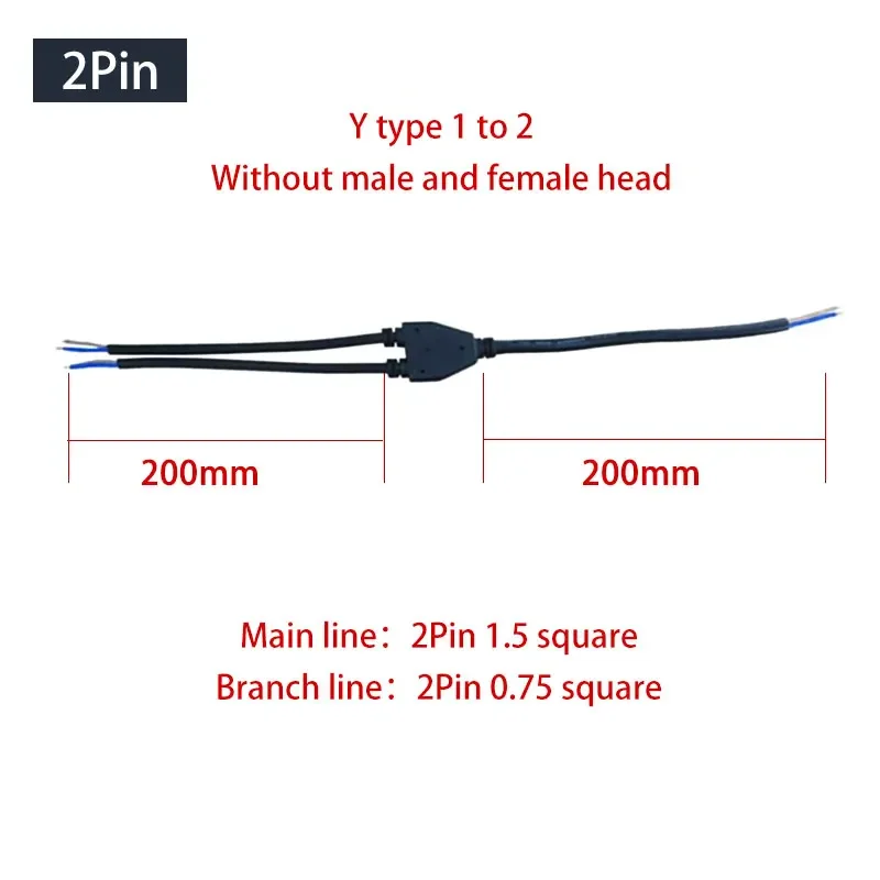 Waterproof Y-Type Wire Splitte - Outdoor Lighting Connectors recension och pris