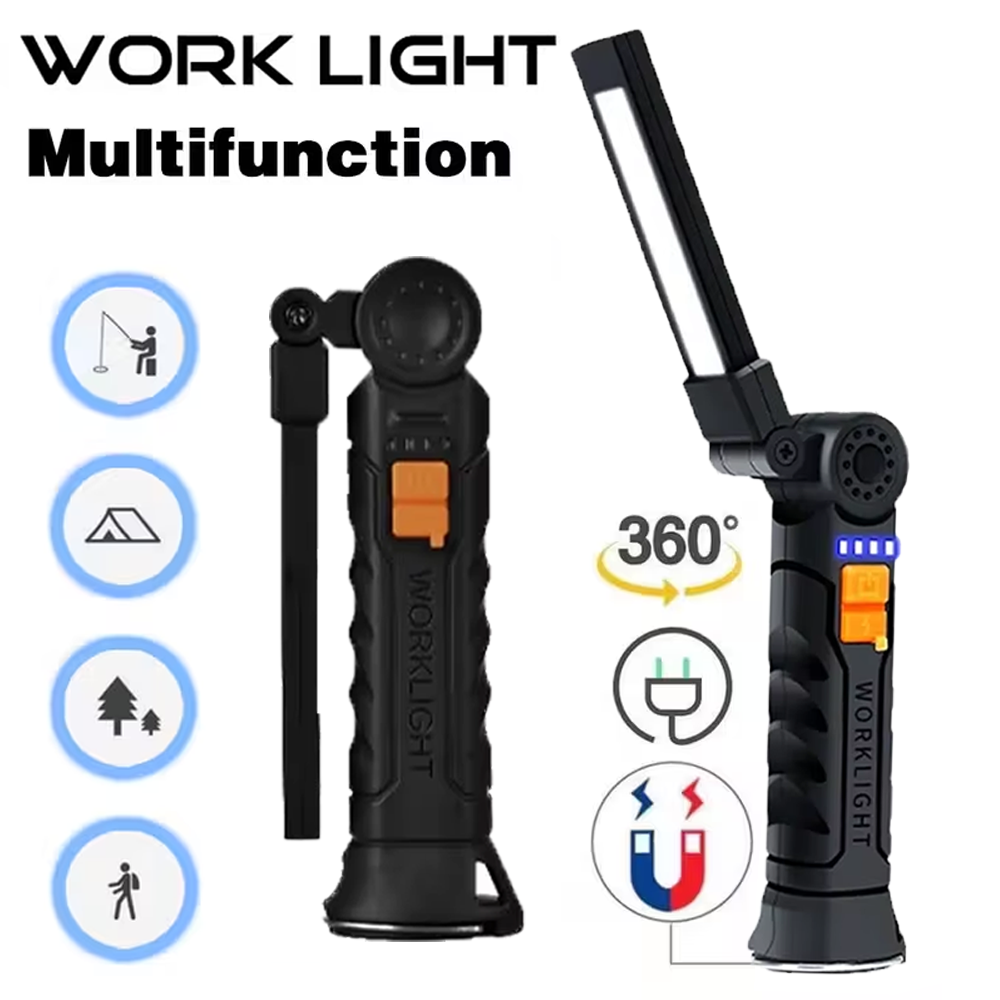 Portable COB LED Flashlight US - Lighting Fixture Outdoor recension och pris