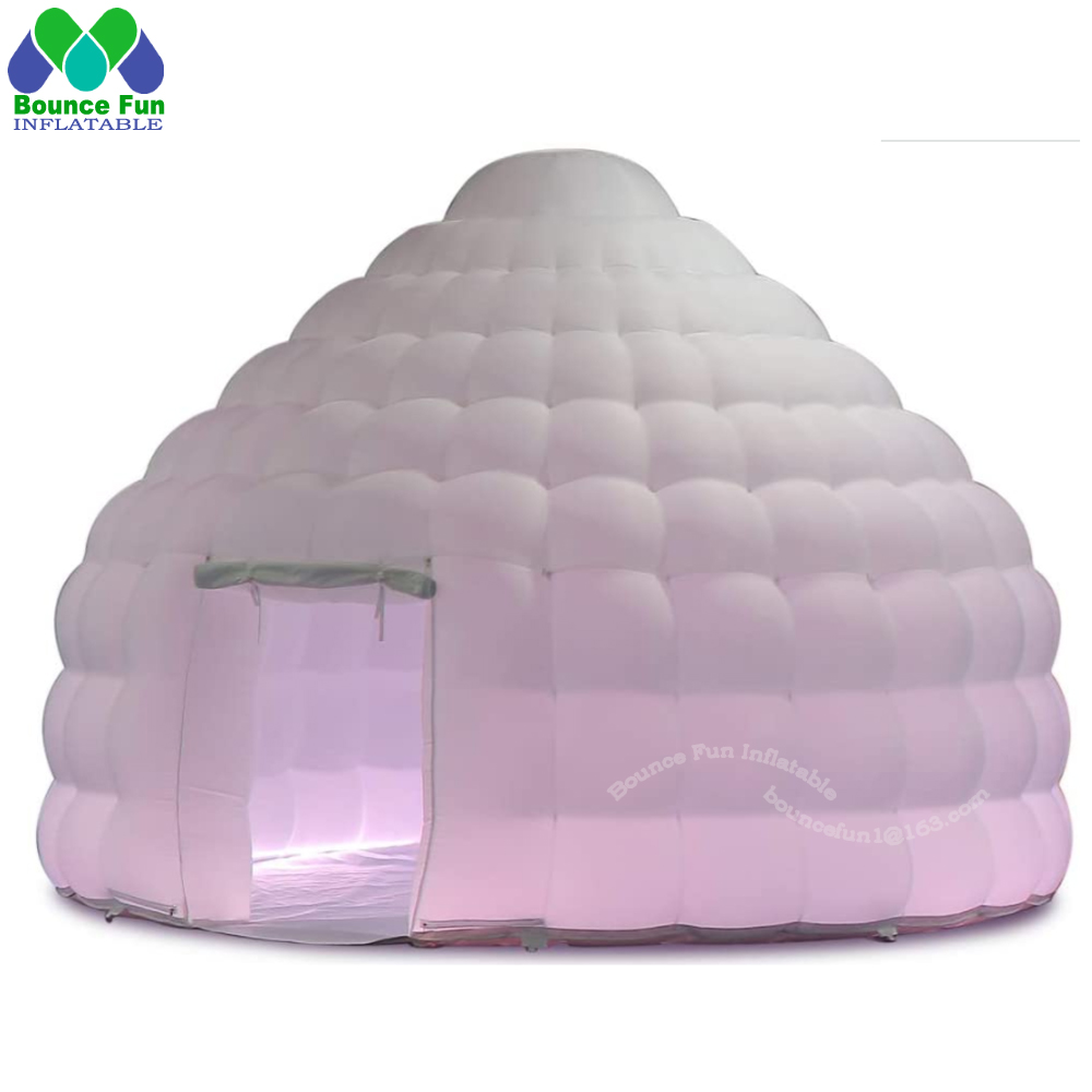 White Inflatable Igloo Dome Te - Outdoor Lighting Rental For Party recension och pris
