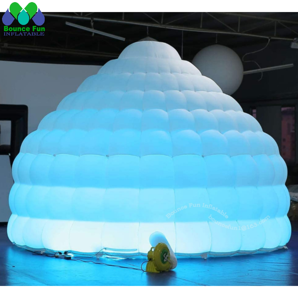 White Inflatable Igloo Dome Te - Outdoor Lighting Rental For Party recension och pris