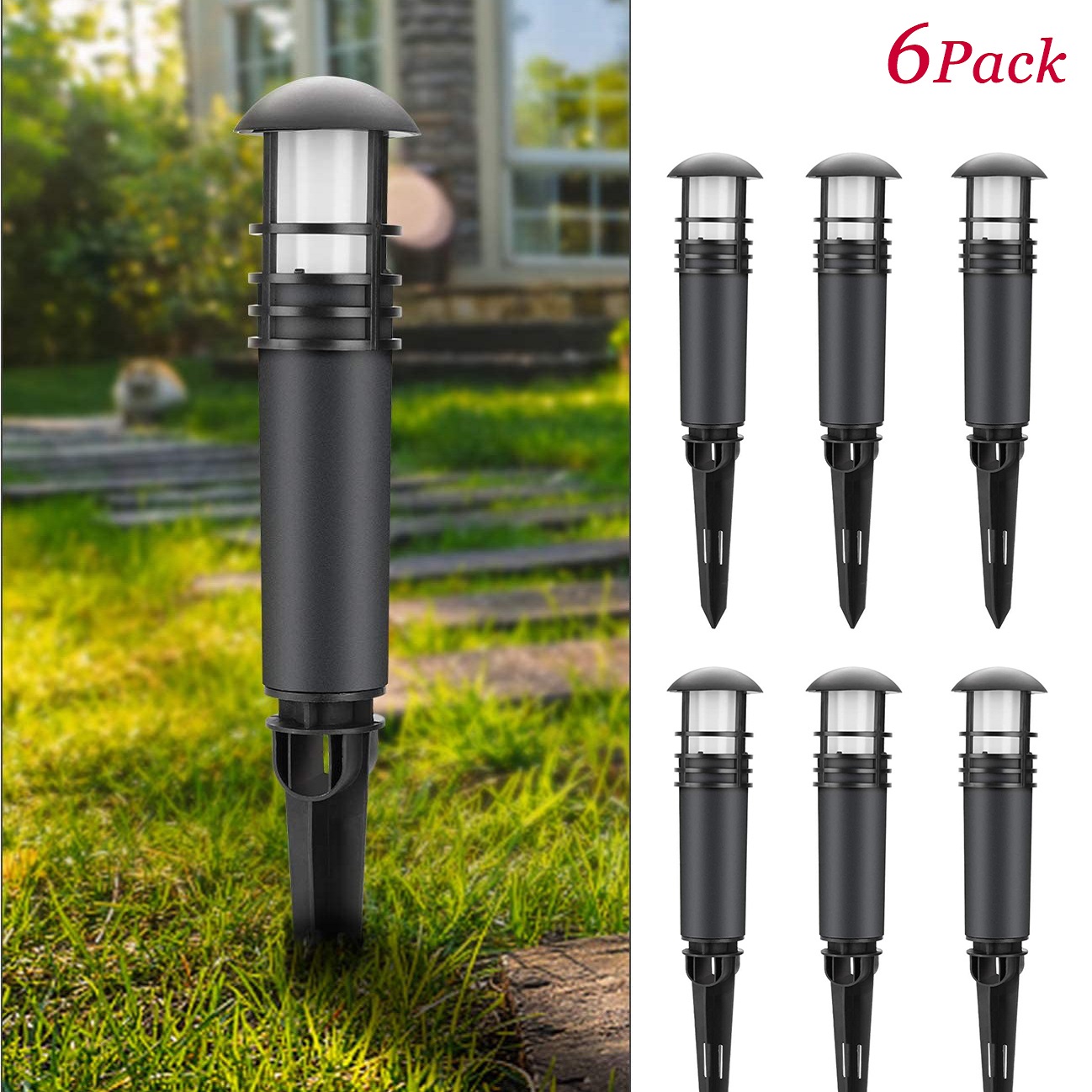 QACA 12V 3W Low Voltage LED Pa - Outdoor Lighting Driveway recension och pris