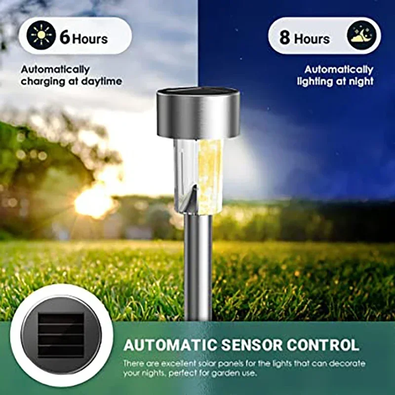 10Pcs Solar Lights Outdoor Gar - Outdoor Lighting On Fence recension och pris