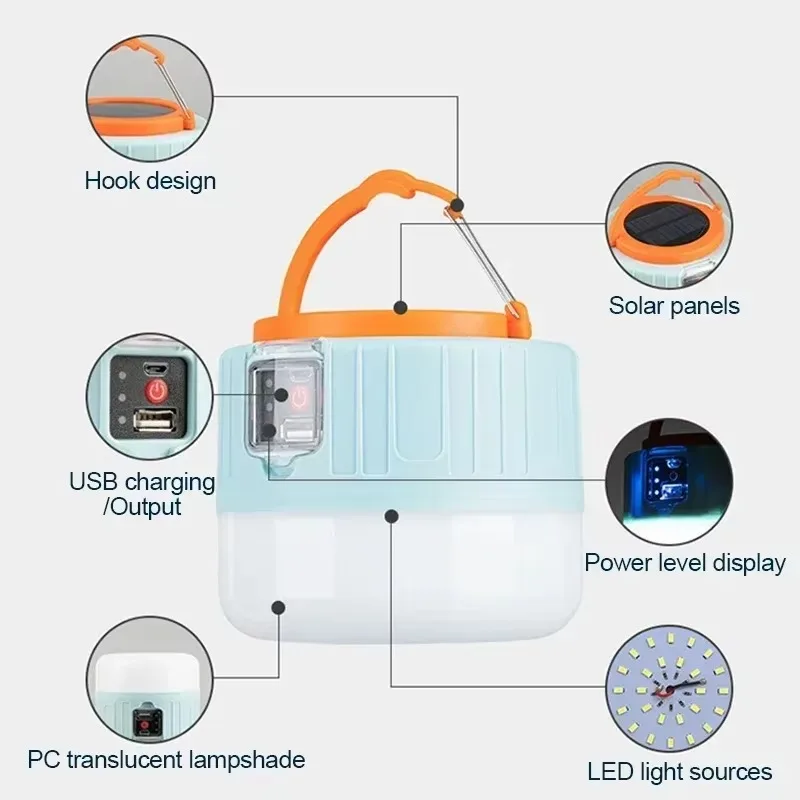 Solar Camping Lantern Recharge - Outdoor Lighting Bulbs recension och pris