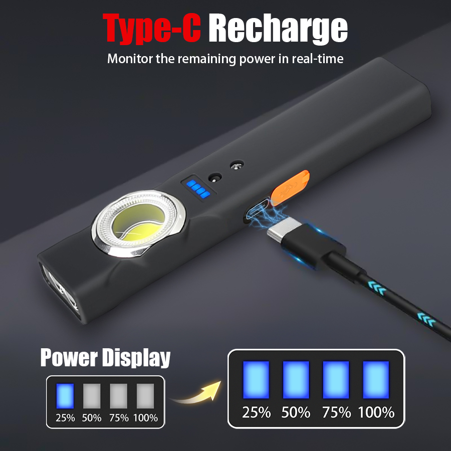 Portable Sensor LED Flashlight - Outdoor Lighting Sensor recension och pris