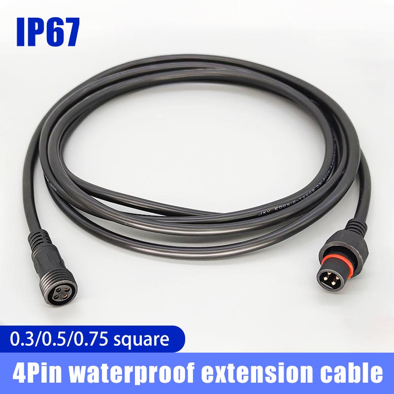 Male Famale Plug Cable 4Pin Wa - Outdoor Lighting Connectors recension och pris