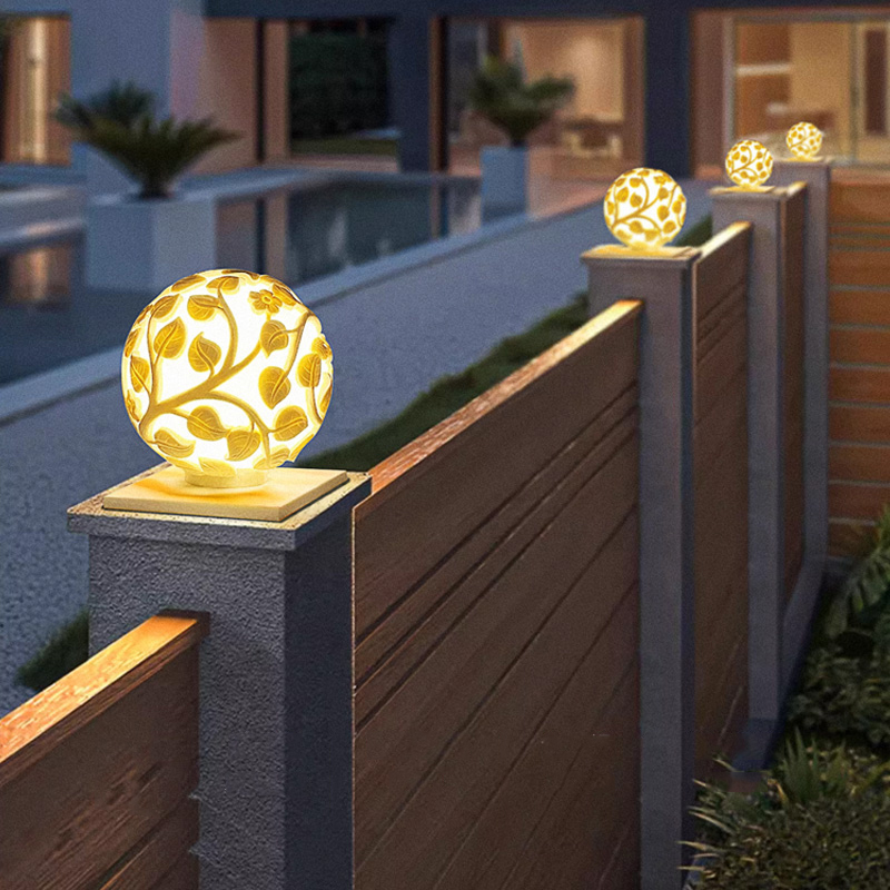 Outdoor column lights solar LE - Outdoor Lighting And Decor recension och pris