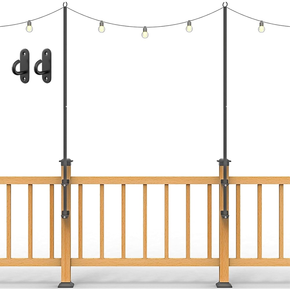 2 pack string light poles - st - Outdoor Lighting For Garden recension och pris