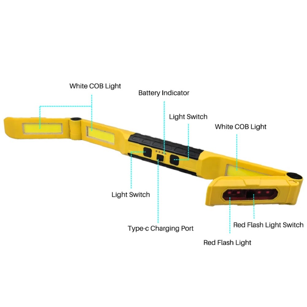 Portable COB Magnetic LED Work - Outdoor Lighting Bulbs recension och pris