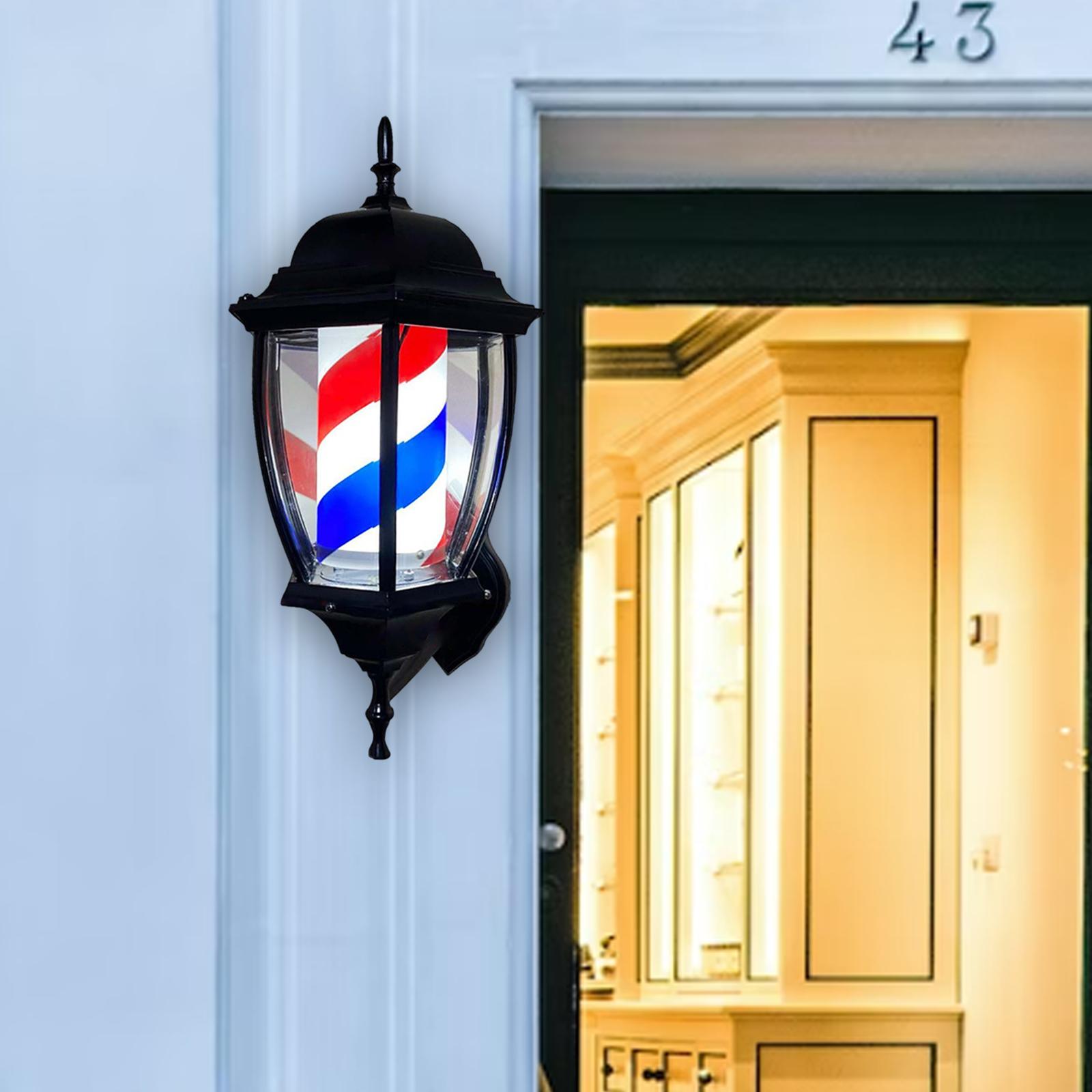 Barber Pole Light Rotating Lig - Outdoor Lighting Wall Mount recension och pris