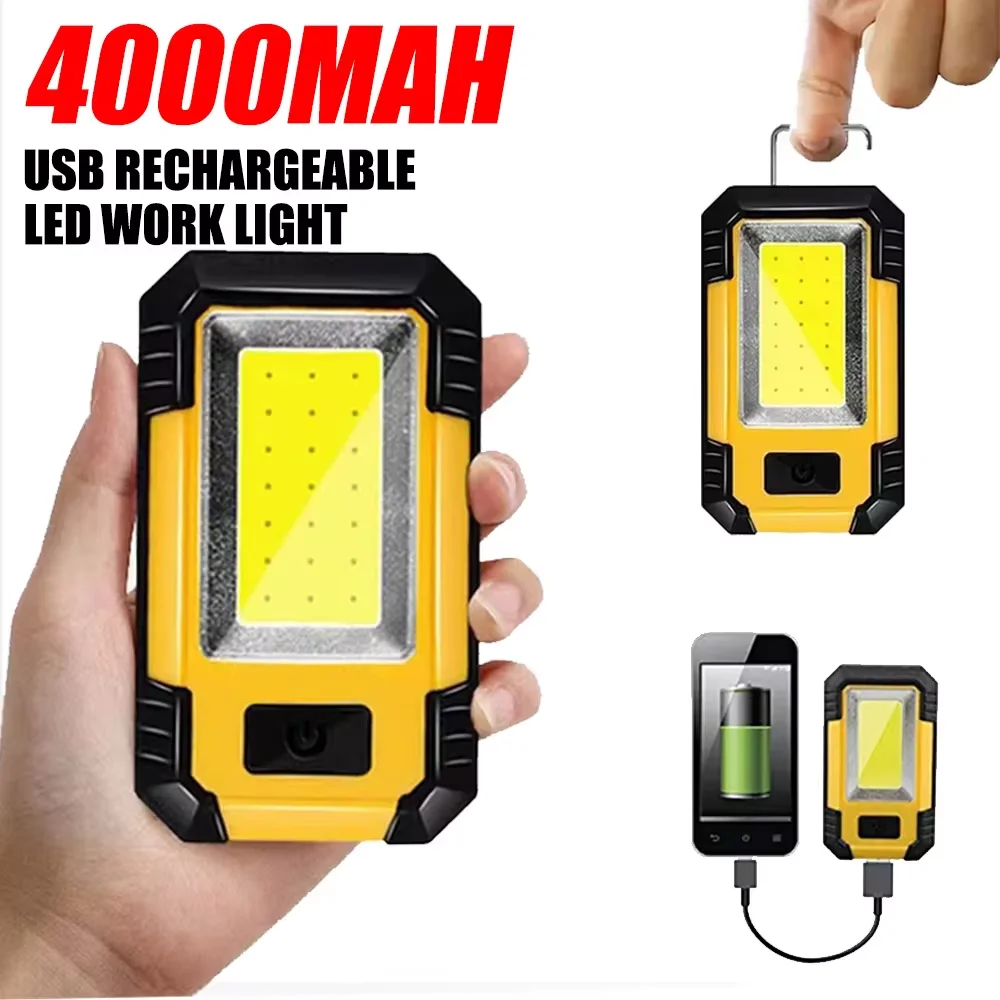 Rechargeable 4000MaH Work Ligh - Outdoor Lighting Bulbs recension och pris