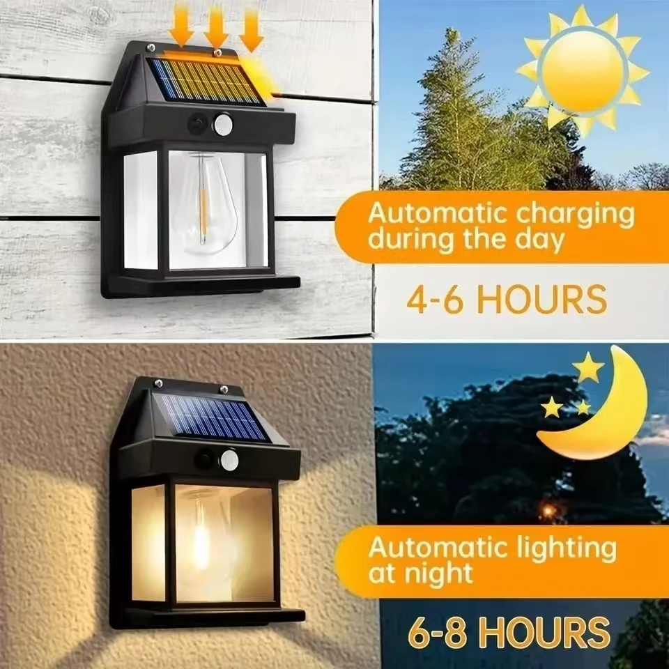 Outdoor Solar Tungsten Wall Li - Outdoor Lighting Garage recension och pris