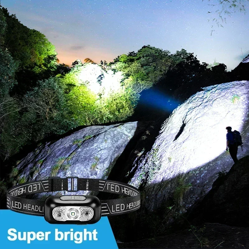 Strong Light Headlamp Mini Led - Outdoor Lighting Sensor recension och pris