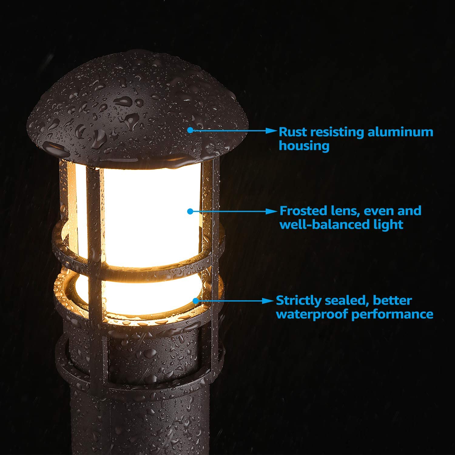 8Pcs LED Outdoor Garden Lawn L - Outdoor Lighting Driveway recension och pris