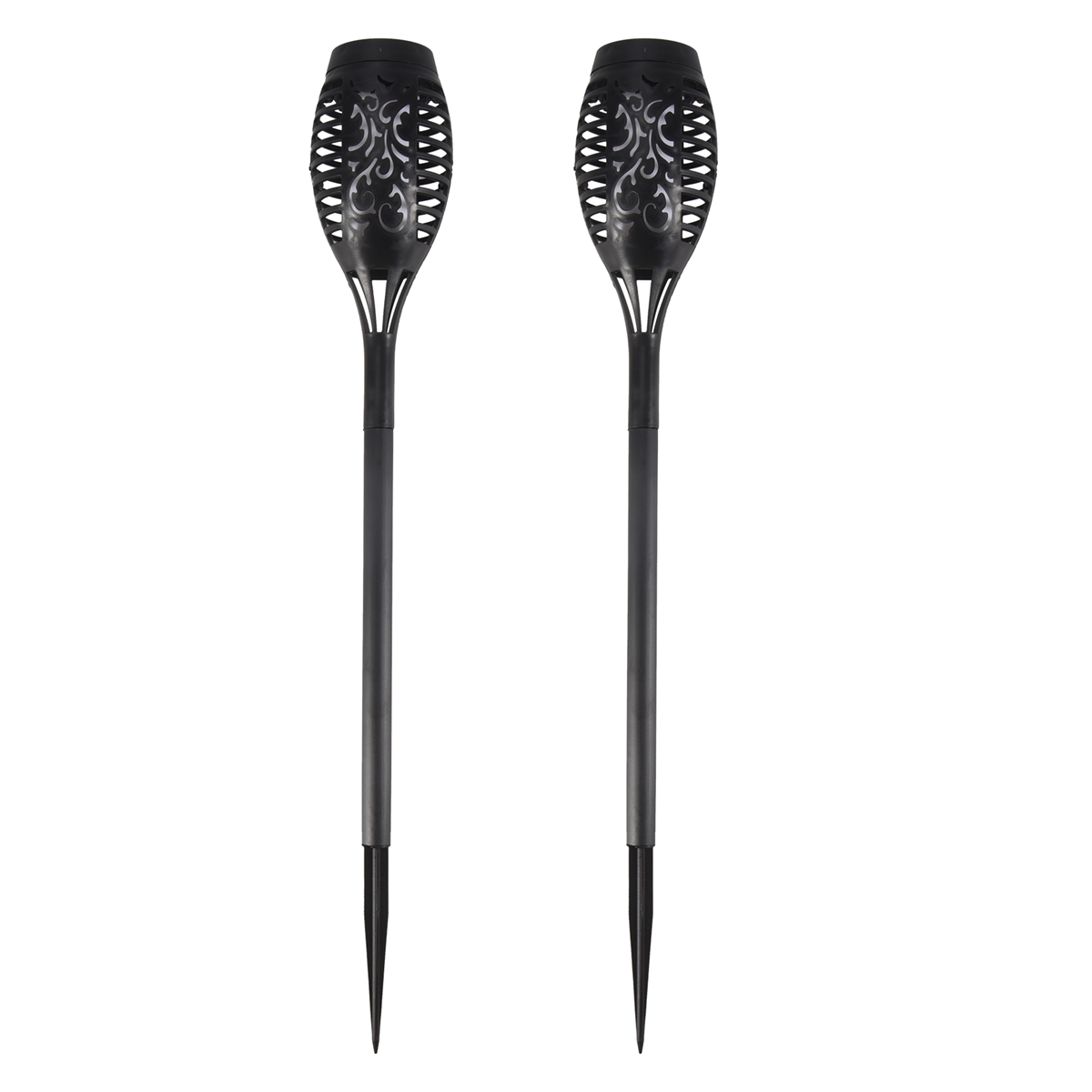 Y17A 2 Pcs LED Solar Flame Lig - Outdoor Lighting And Landscape recension och pris