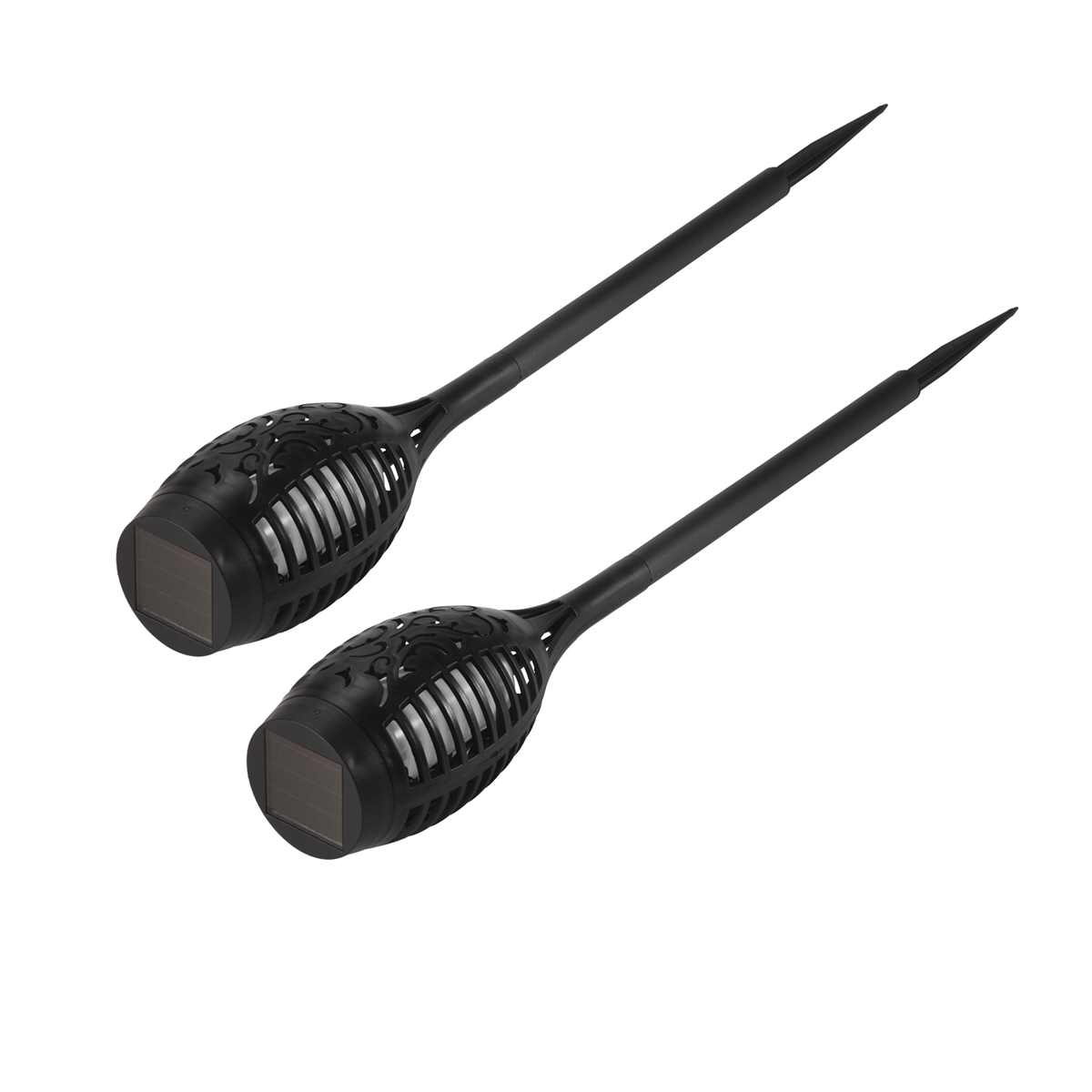Y17A 2 Pcs LED Solar Flame Lig - Outdoor Lighting And Landscape recension och pris