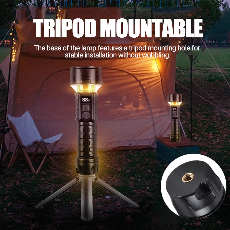 COB LED Flashlight Rechargeabl - Outdoor Lighting Bulbs recension och pris