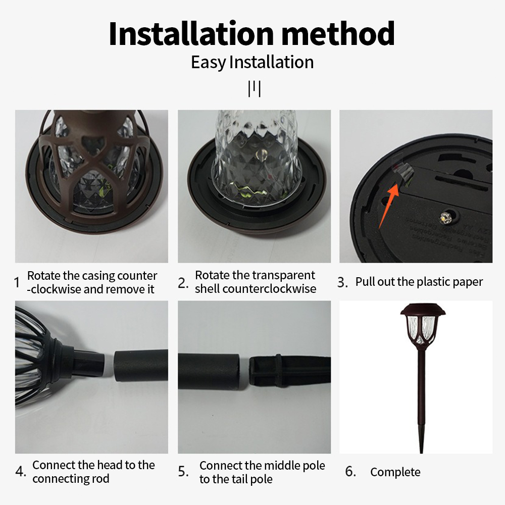 LED Solar Courtyard Lamp Outdo - Solar Path Light recension och pris