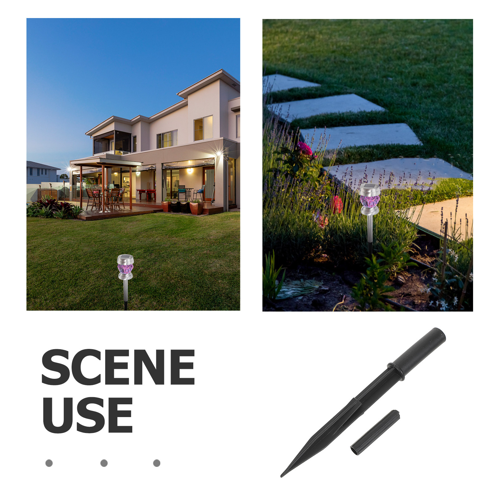20Sets Plastic Solar Light Sta - Outdoor Lighting And Landscape recension och pris