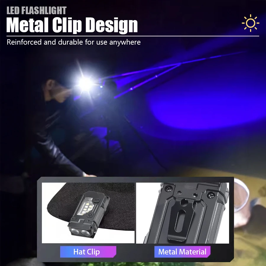 Mini Keychain EDC Flashlight - - Outdoor Lighting Lumen recension och pris
