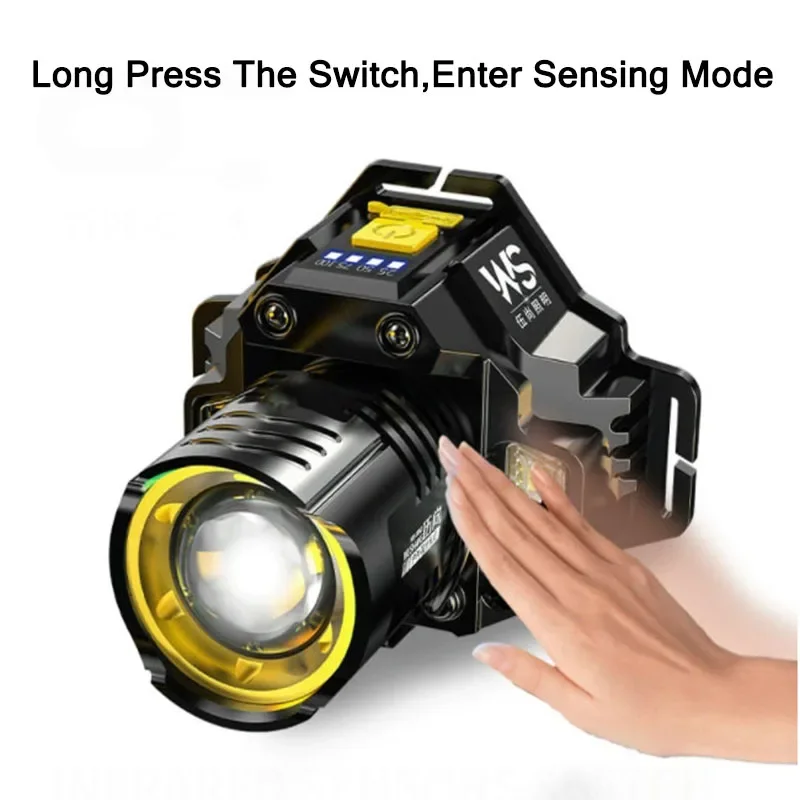 Rechargeable Powerful LED Head - Outdoor Lighting Sensor recension och pris
